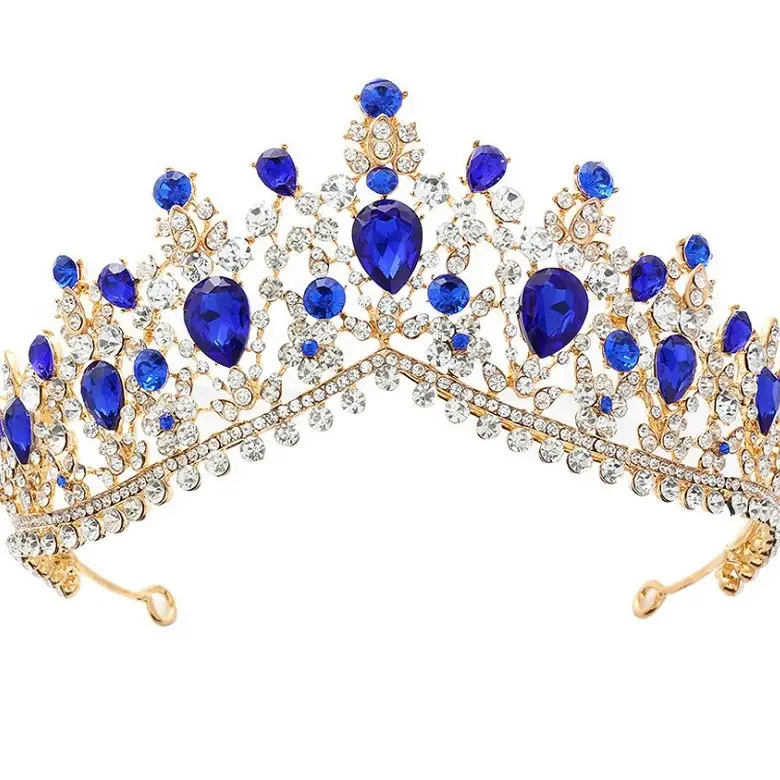 Explosive Crystal Diamond Bridal Crown Headband