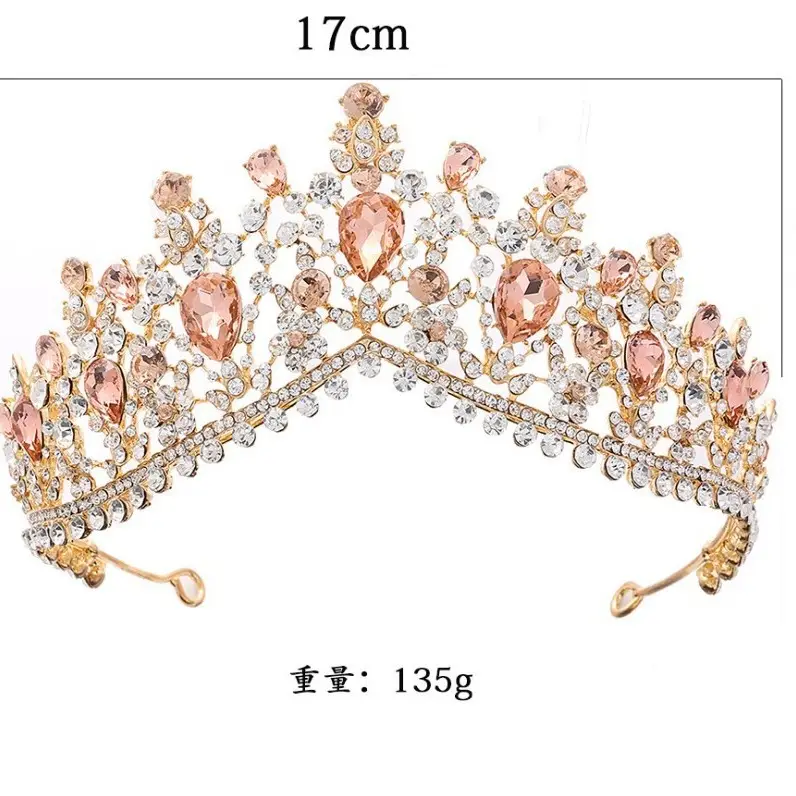 Explosive Crystal Diamond Bridal Crown Headband