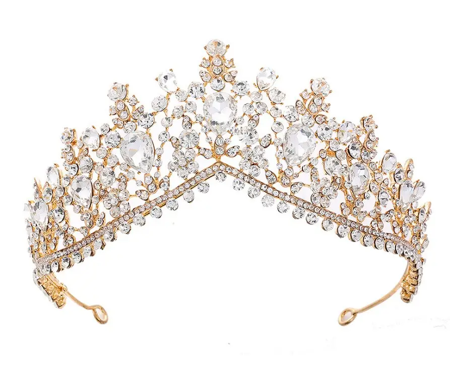 Explosive Crystal Diamond Bridal Crown Headband