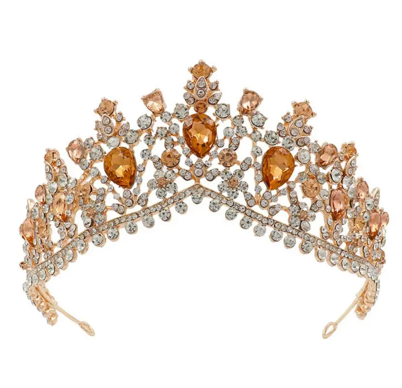 Explosive Crystal Diamond Bridal Crown Headband