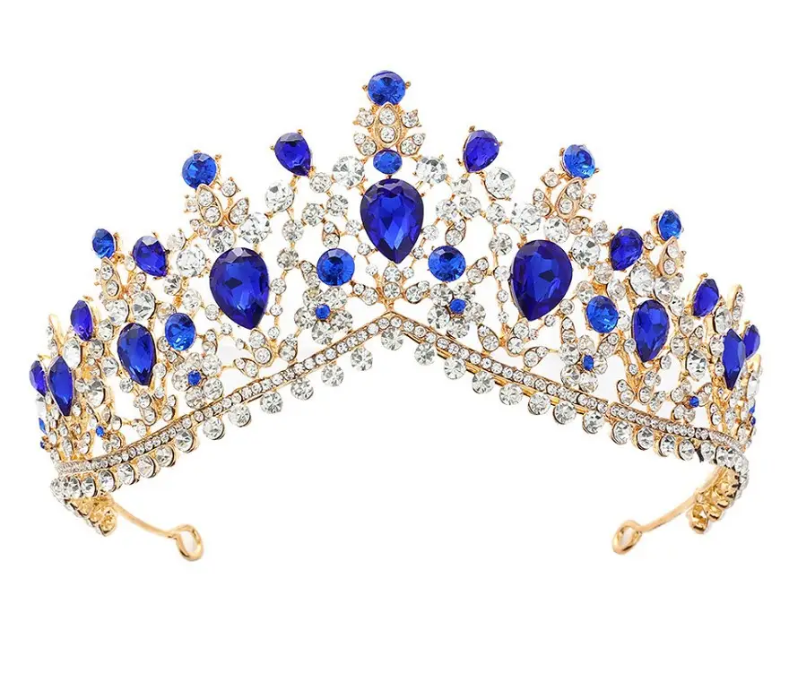 Explosive Crystal Diamond Bridal Crown Headband