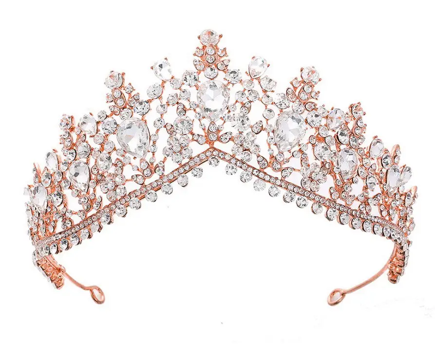 Explosive Crystal Diamond Bridal Crown Headband