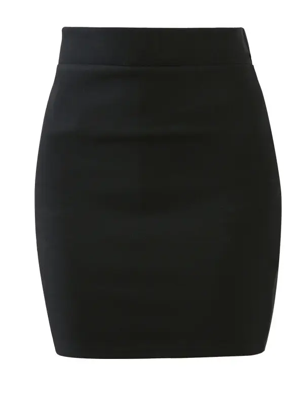 Black Elastic Hip Skirt High Waist Women - Image 7