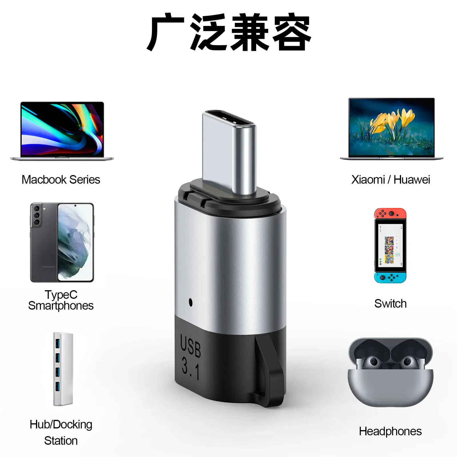 Type-C Magnetic Pen Adapter for 100W Screen Projection - Image 8