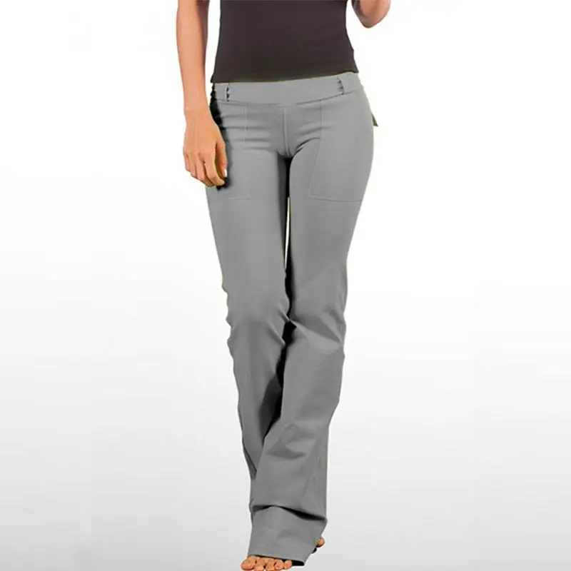 2023 Women's Slim Fit Low Waist Pant with Flap Pocket - Image 4