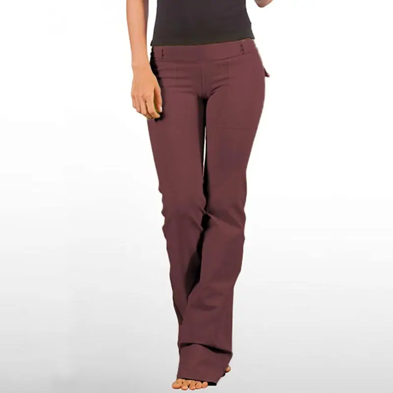 2023 Women's Slim Fit Low Waist Pant with Flap Pocket - Image 2