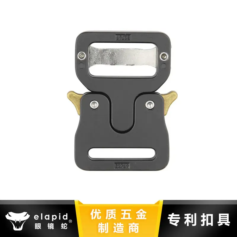 28mm Elapid Cobra Buckle Handbag Shoe Material Clothing Buckle Tactical Belt Buckle Suspender Buckle - Image 2