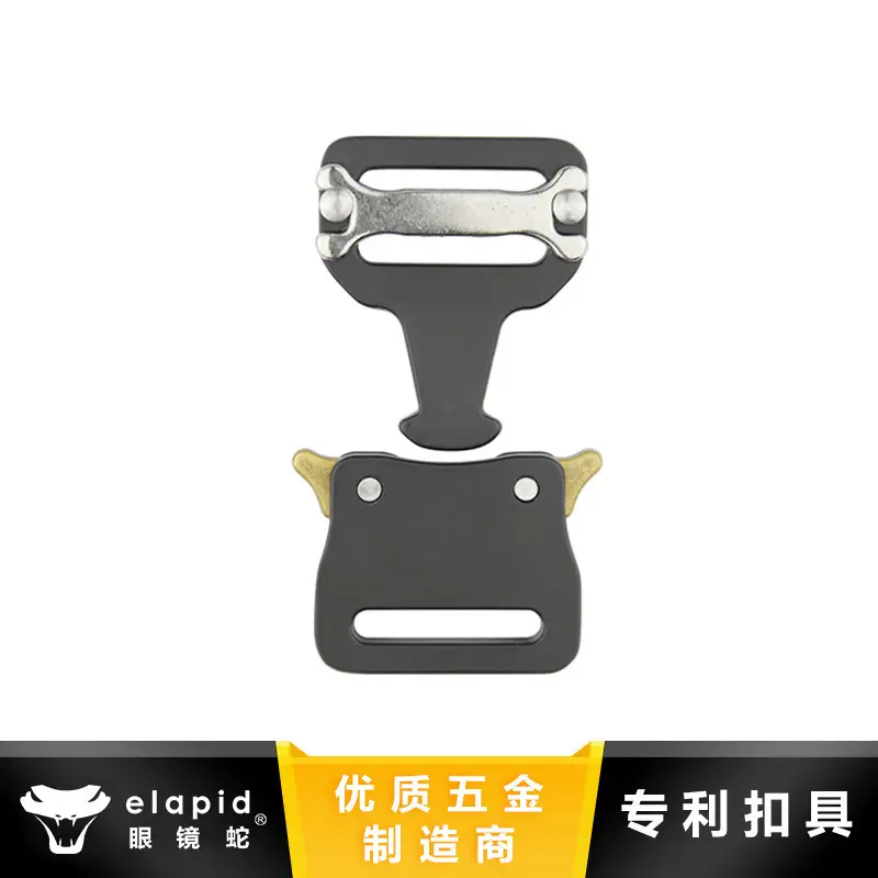 28mm Elapid Cobra Buckle Handbag Shoe Material Clothing Buckle Tactical Belt Buckle Suspender Buckle - Image 4