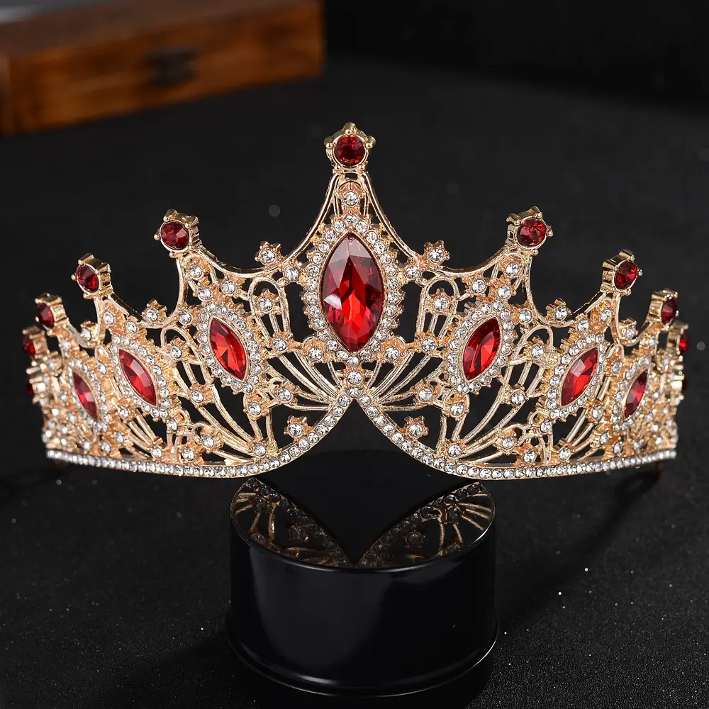 Crystal Bridal Crown Tiara with Sparkling Stones