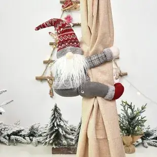 2024 Red Linen Cross-Border Christmas Socks with Elk Embroidery — feature 13