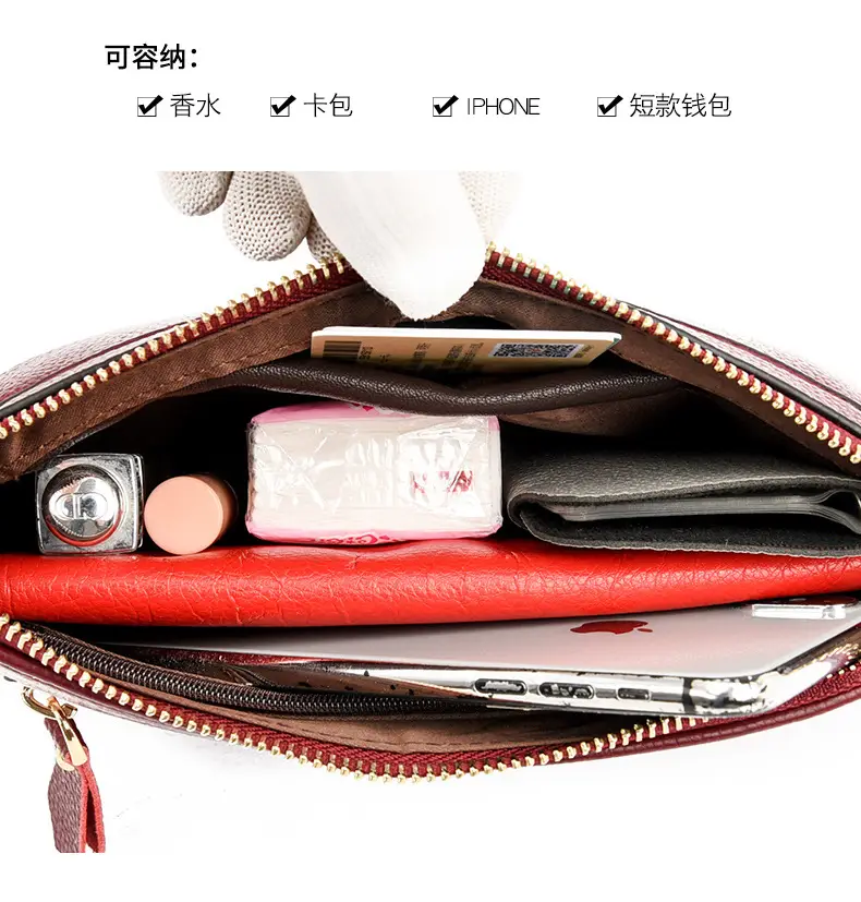 Textured Crossbody Bag for Women Maroon 2025 — feature 10