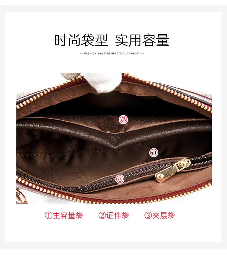 Textured Crossbody Bag for Women Maroon 2025 — feature 11