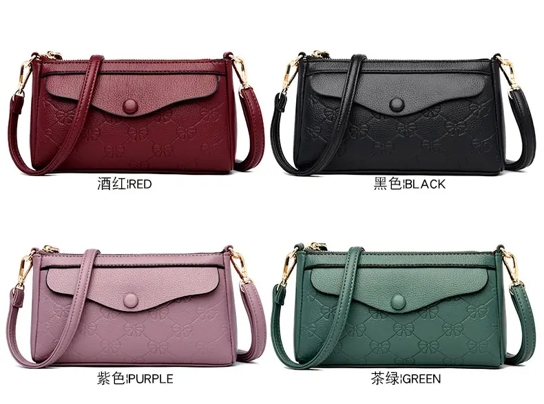 Textured Crossbody Bag for Women Maroon 2025 — feature 13