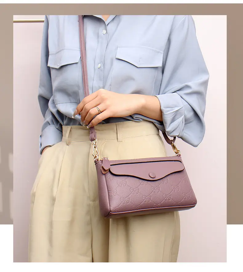 Textured Crossbody Bag for Women Maroon 2025 — feature 24