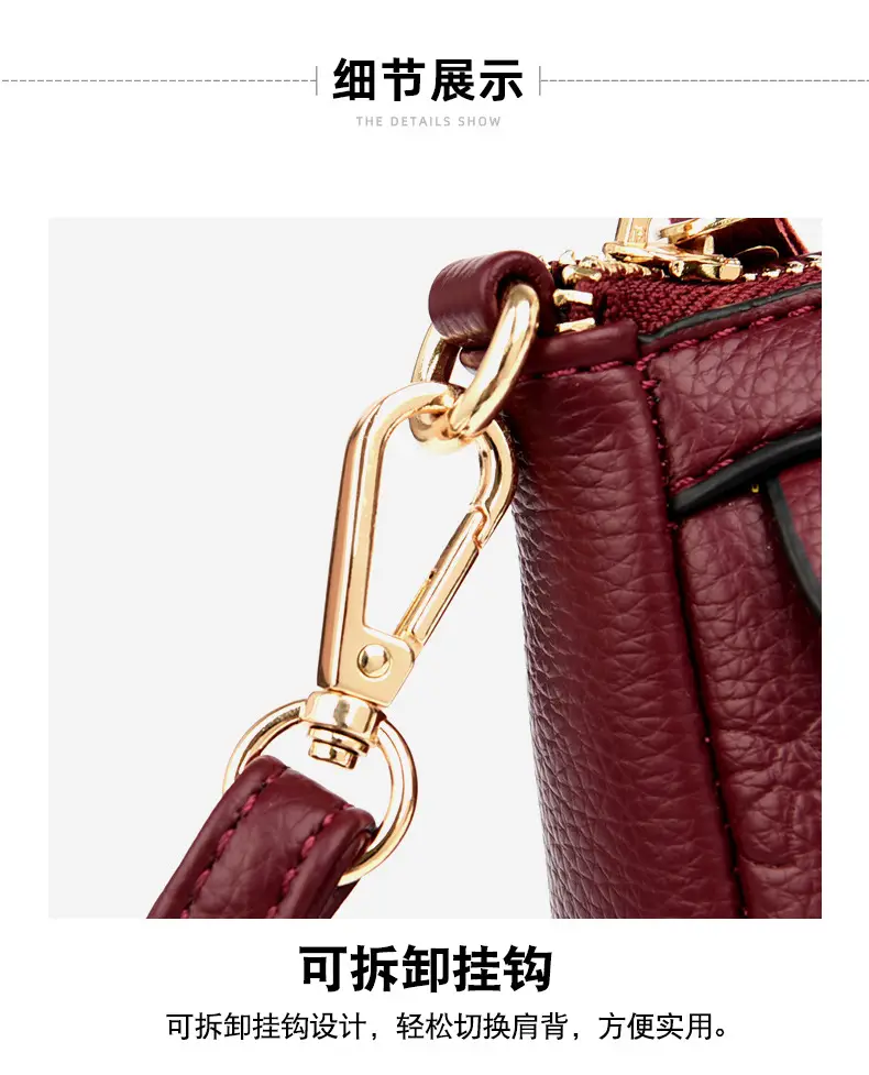 Textured Crossbody Bag for Women Maroon 2025 — feature 25