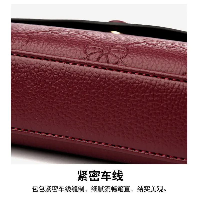 Textured Crossbody Bag for Women Maroon 2025 — feature 26
