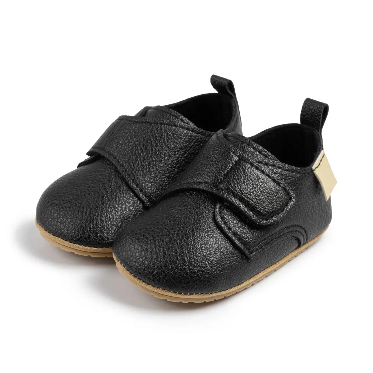 Tan Velcro Toddler Shoes 0-1 Year Old Anti-Slip