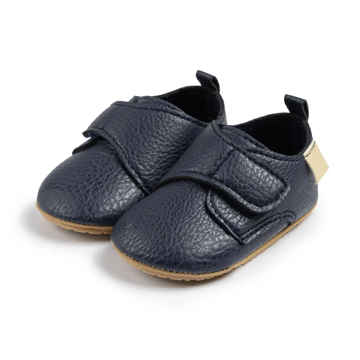 Tan Velcro Toddler Shoes 0-1 Year Old Anti-Slip