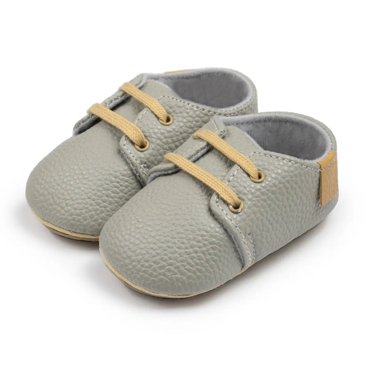 Tan Velcro Toddler Shoes 0-1 Year Old Anti-Slip