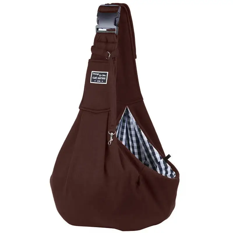 Coffee buckle adjustable pet bag