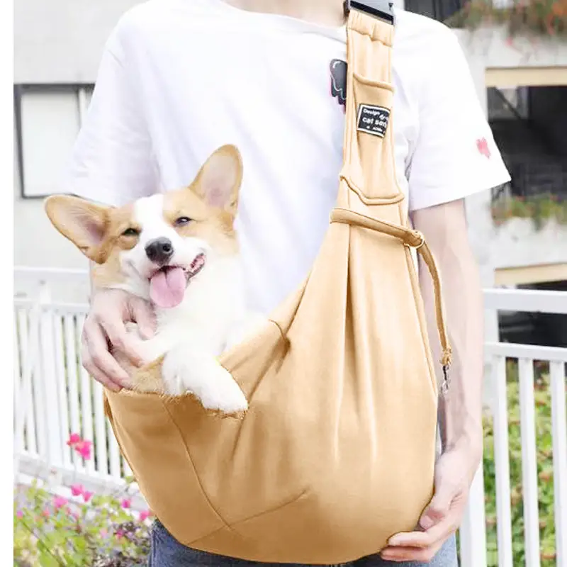 Folding Dog Backpack Blue Breathable Pet Bag - Image 5