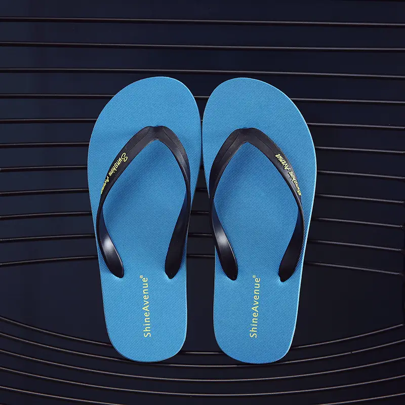 Men's Red British Non-Slip Flip Flops Summer