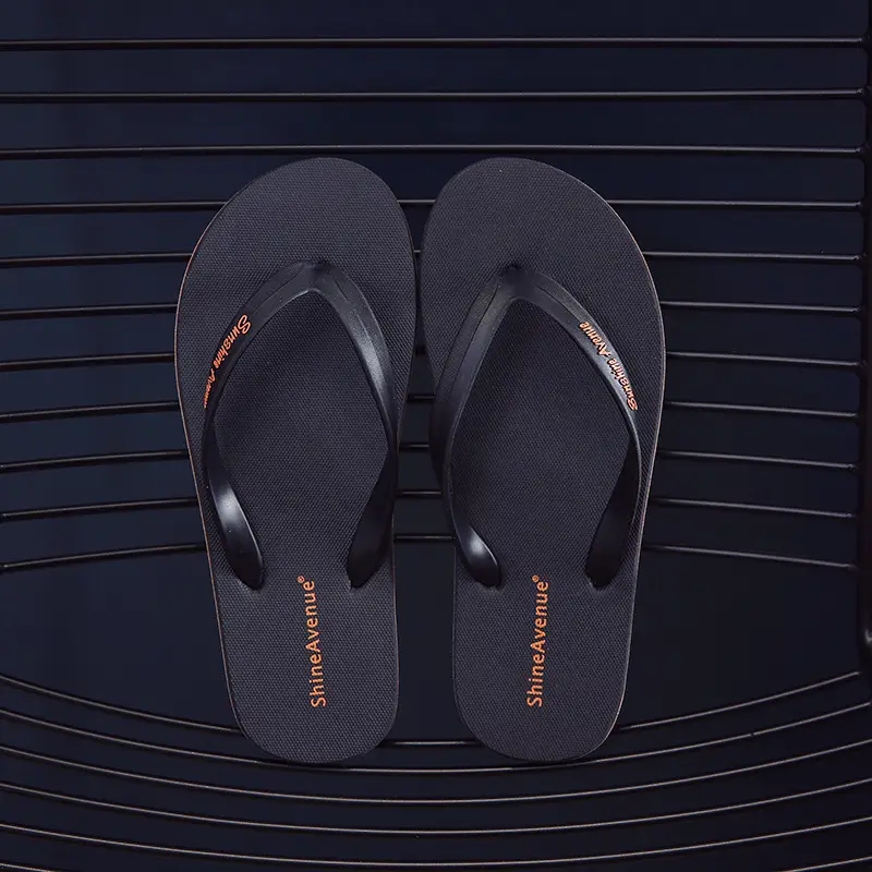 Men's Red British Non-Slip Flip Flops Summer