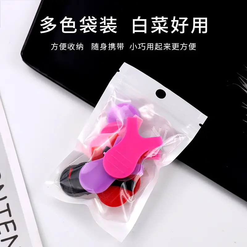 Red Silicone Y-Shaped Eyelash Comb - Image 10