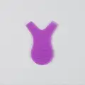 Red Silicone Y-Shaped Eyelash Comb - Image 7