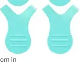 Red Silicone Y-Shaped Eyelash Comb - Image 8