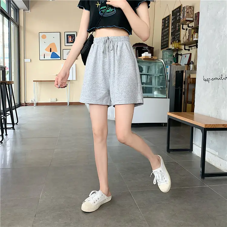 High-Waisted Fish Scale Shorts for Women Black — feature 6