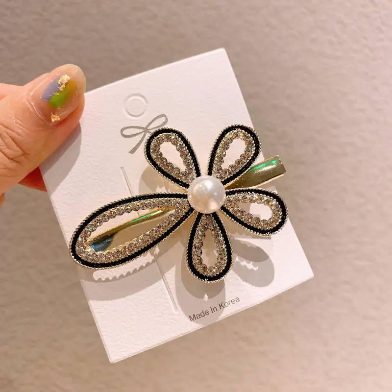 Korean Fairy Bangs Clip Pearl Hairpin for Women - Image 10