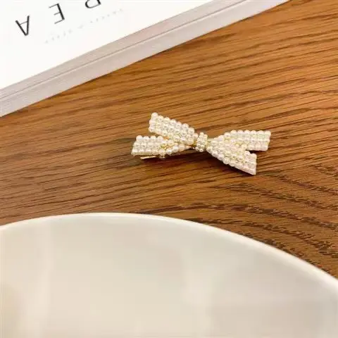 Korean Fairy Bangs Clip Pearl Hairpin for Women - Image 18