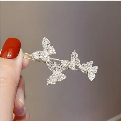 Korean Fairy Bangs Clip Pearl Hairpin for Women - Image 2
