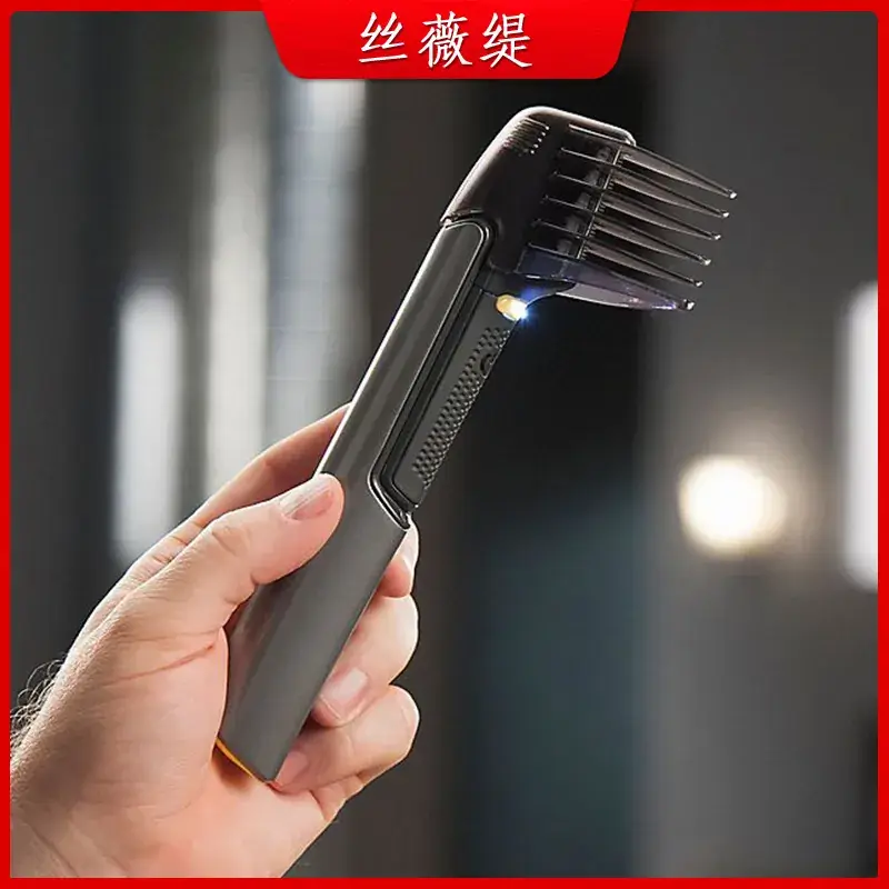 Electric Hair Clipper for Men, Five-in-One, Telescopic, Grey - Image 3
