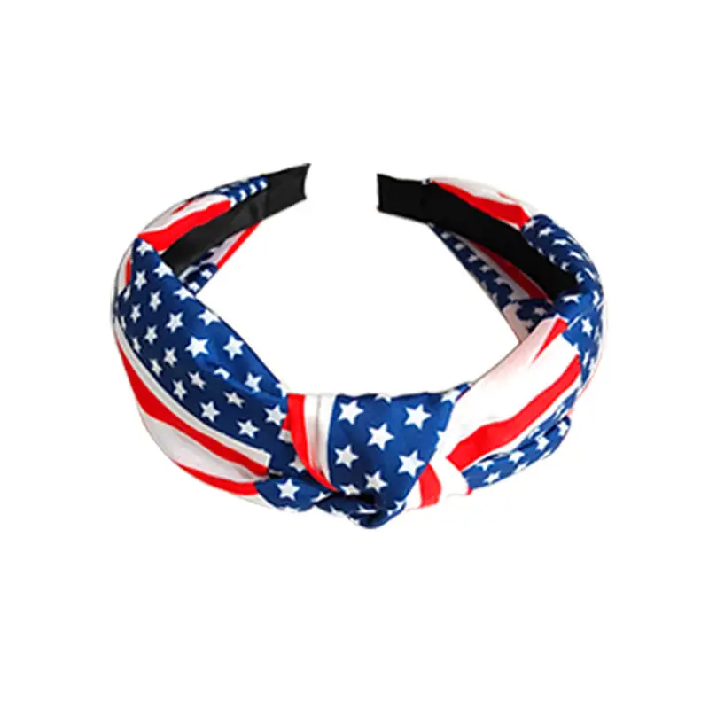 Black Knotted Hairband for Women Boho Style Wide Brim Pressure Hair Hoop - Image 10