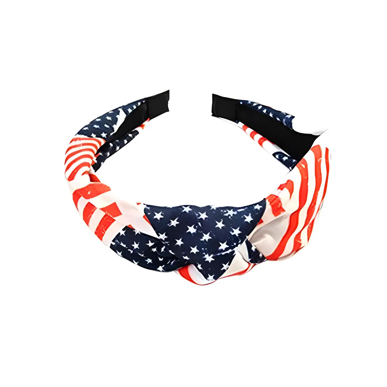 Black Knotted Hairband for Women Boho Style Wide Brim Pressure Hair Hoop - Image 11