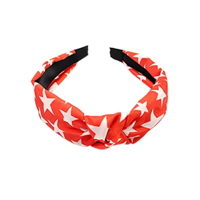 Black Knotted Hairband for Women Boho Style Wide Brim Pressure Hair Hoop - Image 8