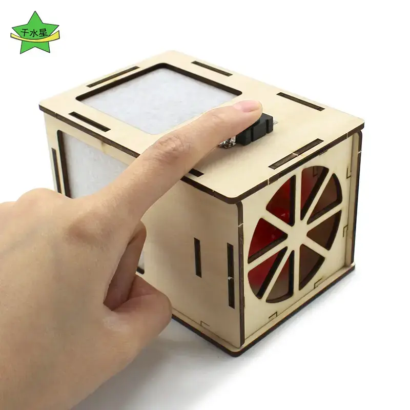 Wooden Air Purifier for Kids Science Experiment - Image 4