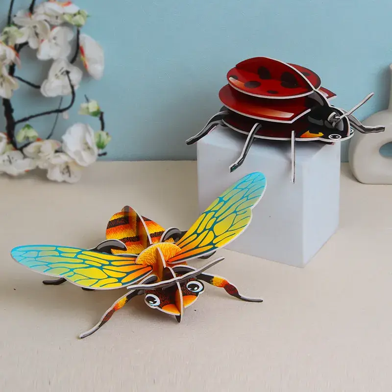 3D Paper Insect Puzzle for Kids Educational Toy - Image 6