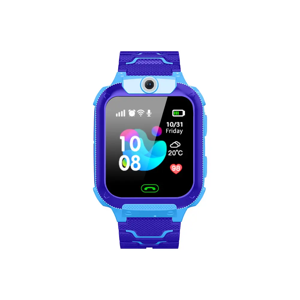 Cross-Border Q12 Waterproof Kidsren's Smart Phone Positioning Micro Chat Photo Flashlight Export 5Th Generation Z6 Multi-Language Watch