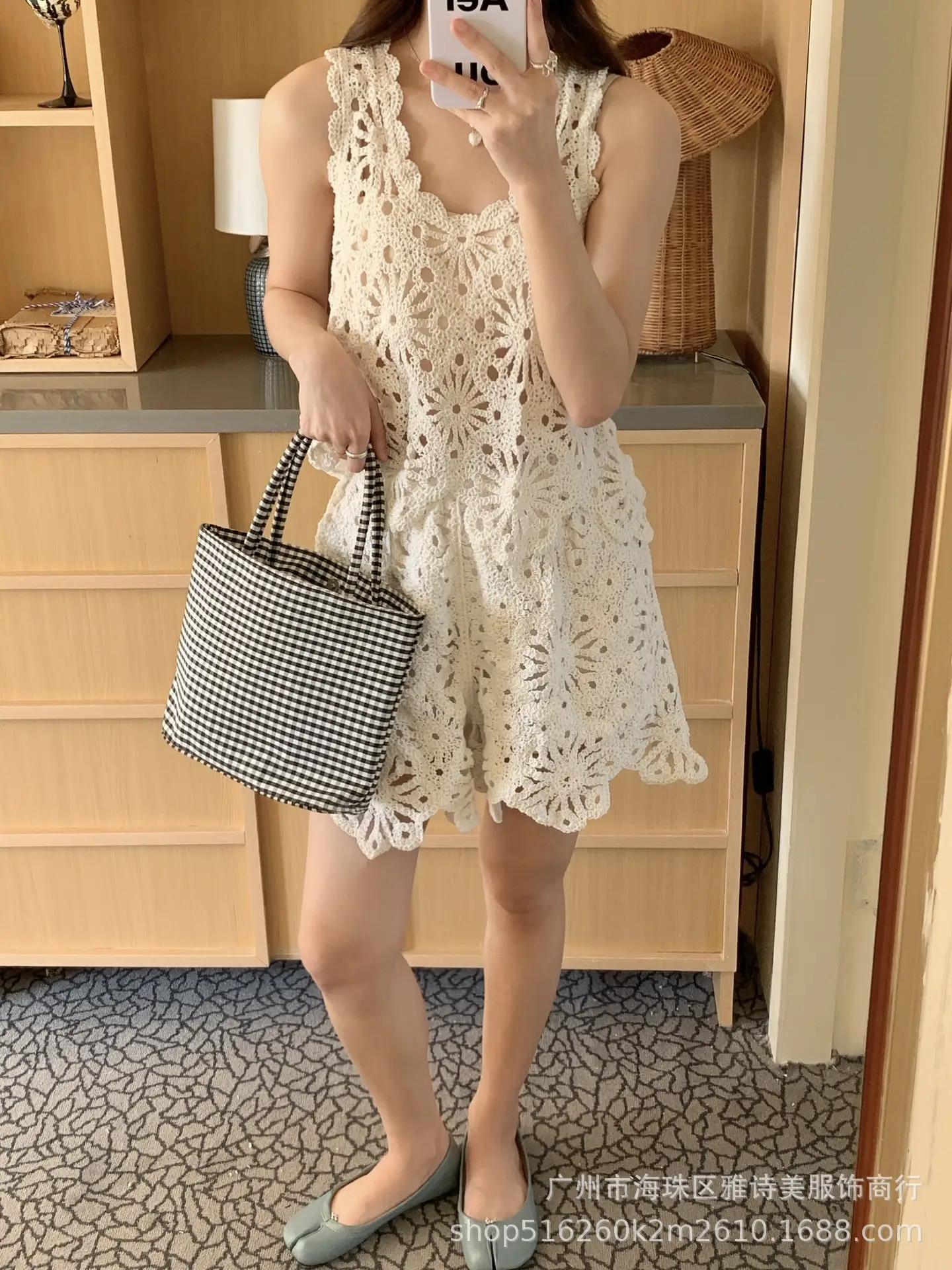 New Summer Lace Shorts Set with Tassel & Sunscreen - Image 64