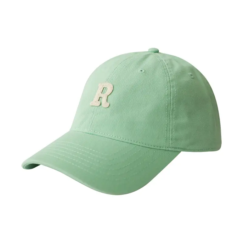 New R Letter Pink Baseball Cap Women Summer Korean Style - Image 22