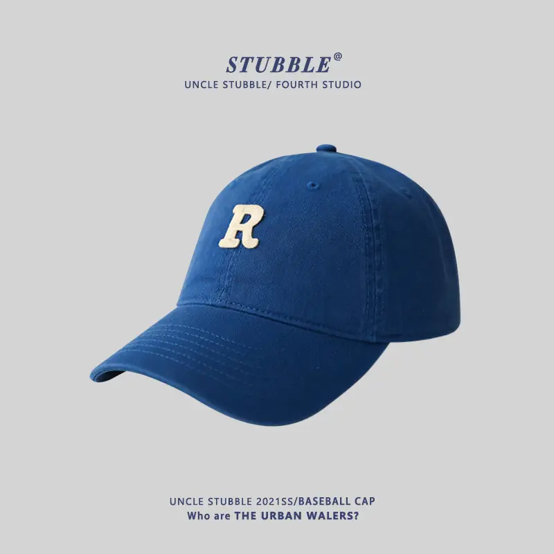 New R Letter Pink Baseball Cap Women Summer Korean Style - Image 13