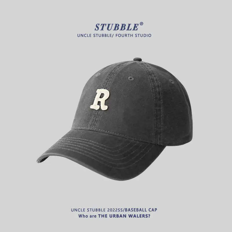 New R Letter Pink Baseball Cap Women Summer Korean Style - Image 15