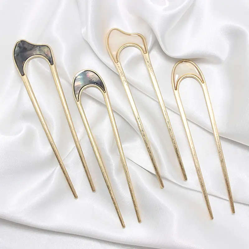 Japanese Style U-Shaped Hairpin Ball Head Plate - Image 6