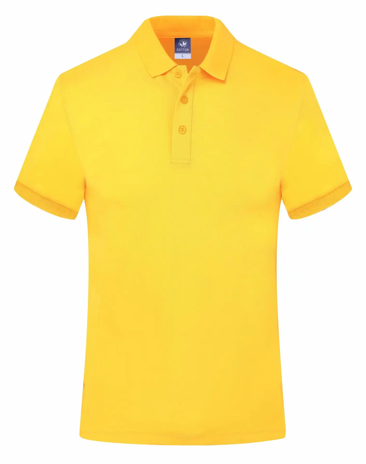 Purple Cotton Polo Shirt for Men Short Sleeve Cozy Fit