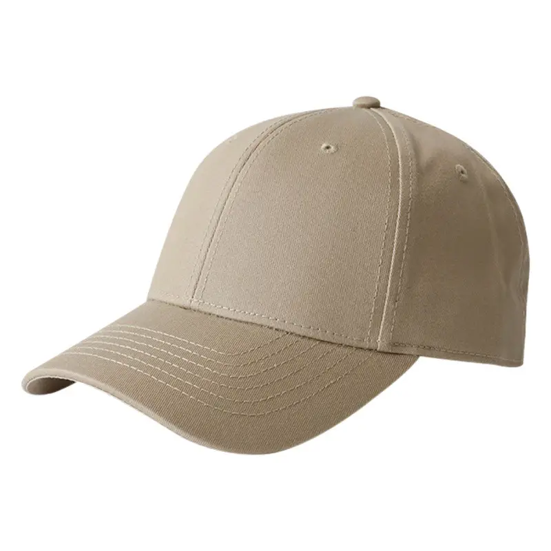 Light Gray Baseball Cap Women Men Summer Casual Wide Brim