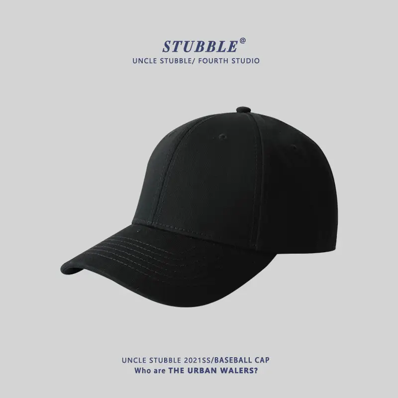 Light Gray Baseball Cap Women Men Summer Casual Wide Brim - Image 3