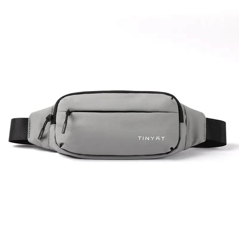 Men's White TINYAT Crossbody Phone Bag - Image 9